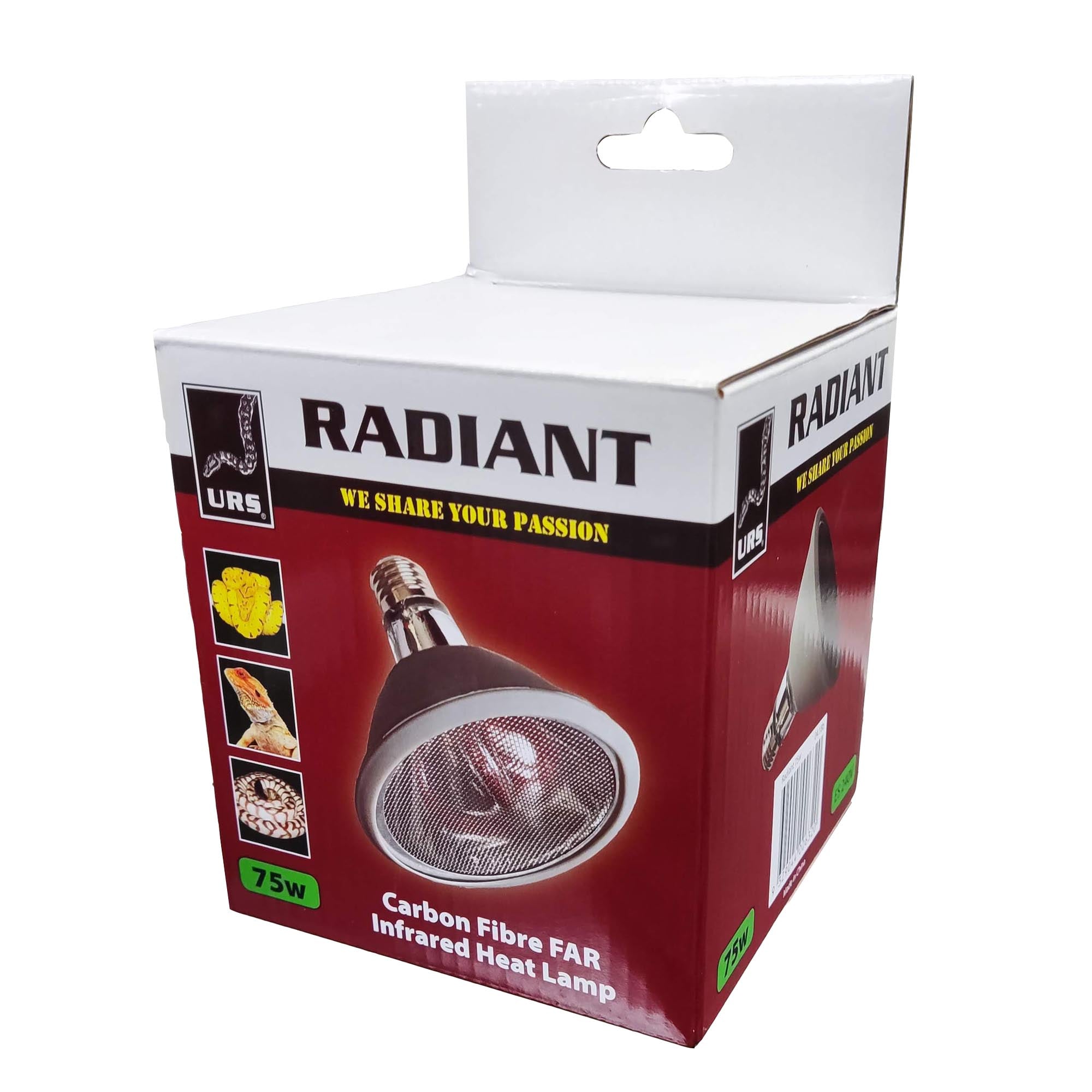 Radiant Carbon Fibre FAR Infrared Heat Lamp