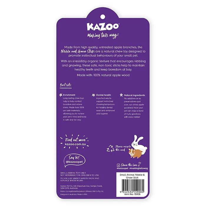 Kazoo Nibble & Gnaw Sticks