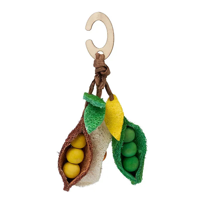 Kazoo Nibble & Gnaw Loofah Pea Pod