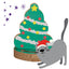 Cat Christmas Tree - Cardboard Scratcher & Ball Game