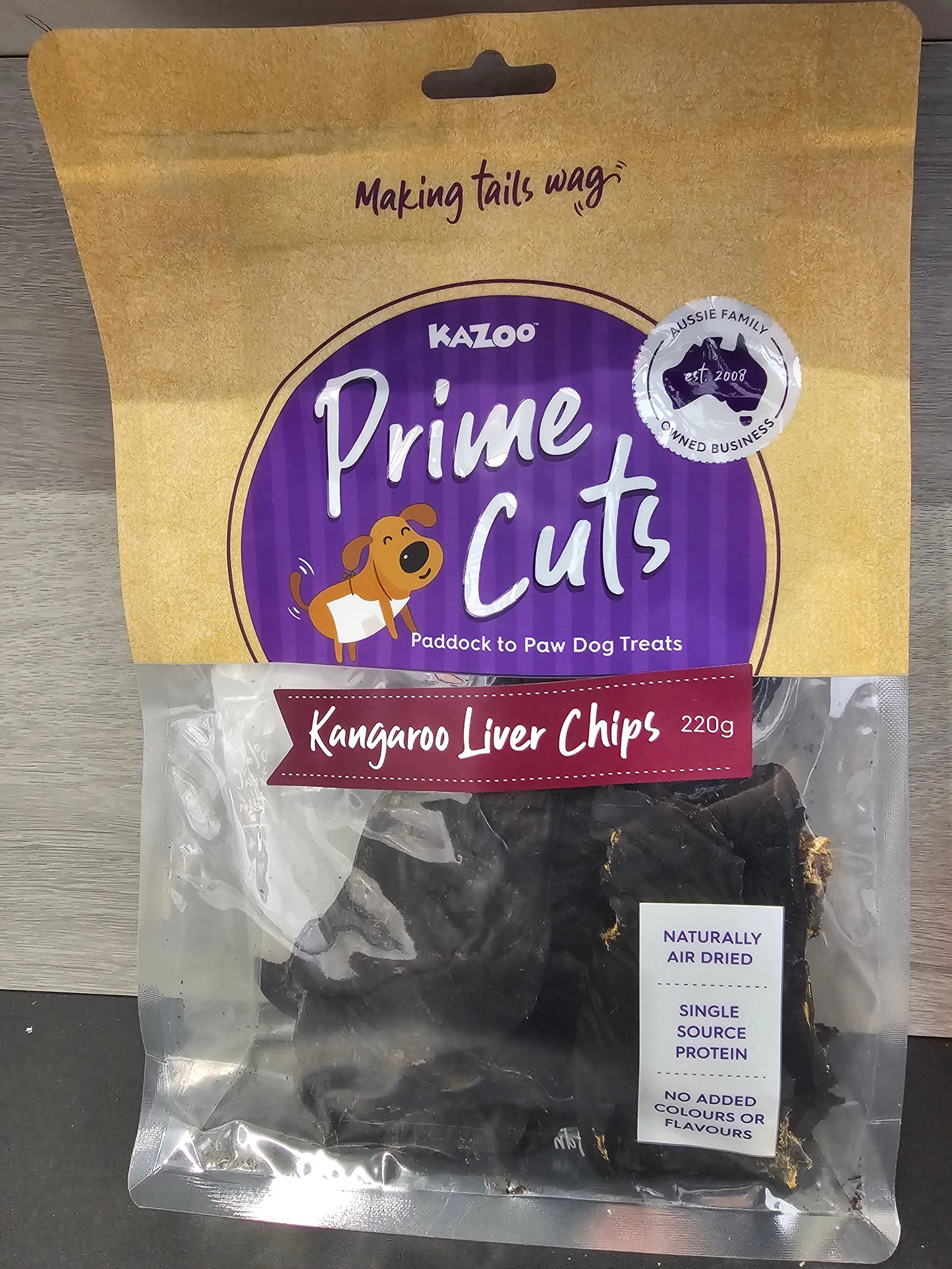 Kangaroo liver chips