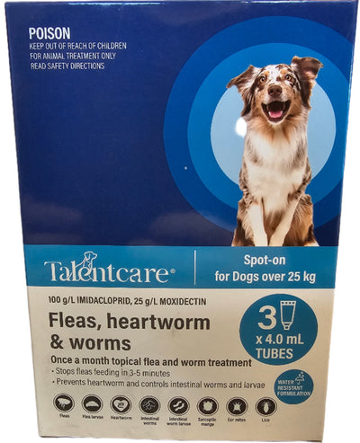 Talentcare® Spot-on for Dogs over 25 kg (3 PACK)