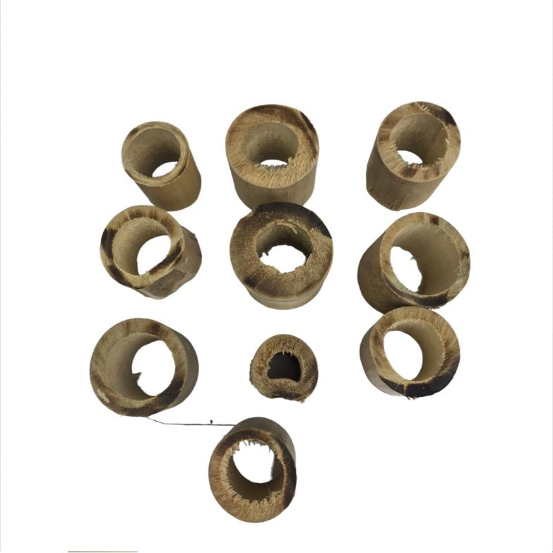 Bamboo Rattle Tubes Bamboo Tubes pack of 10