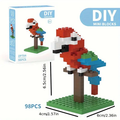 DIY Mini blocks birds