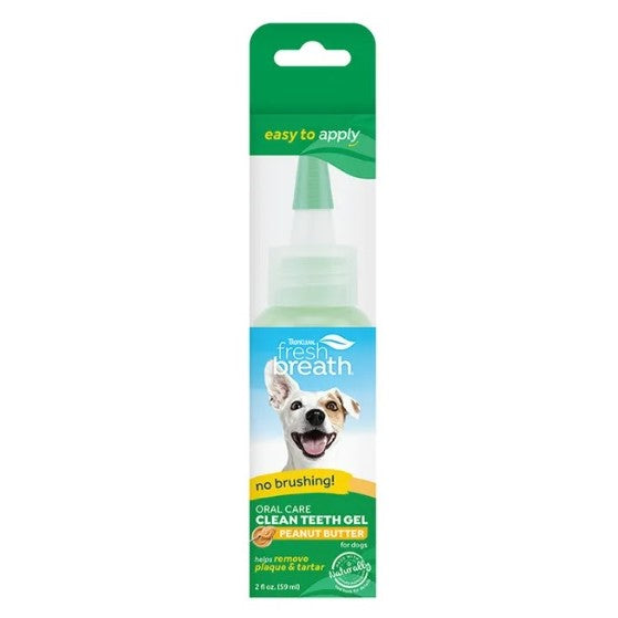 Fresh Breath Clean Teeth Gel For Dogs - Peanut Butter