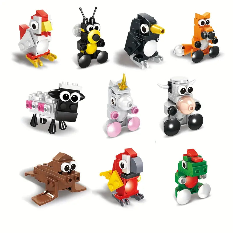 Mini blocks animal family