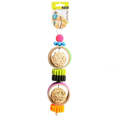 Rattan Balls With Plastic Disc