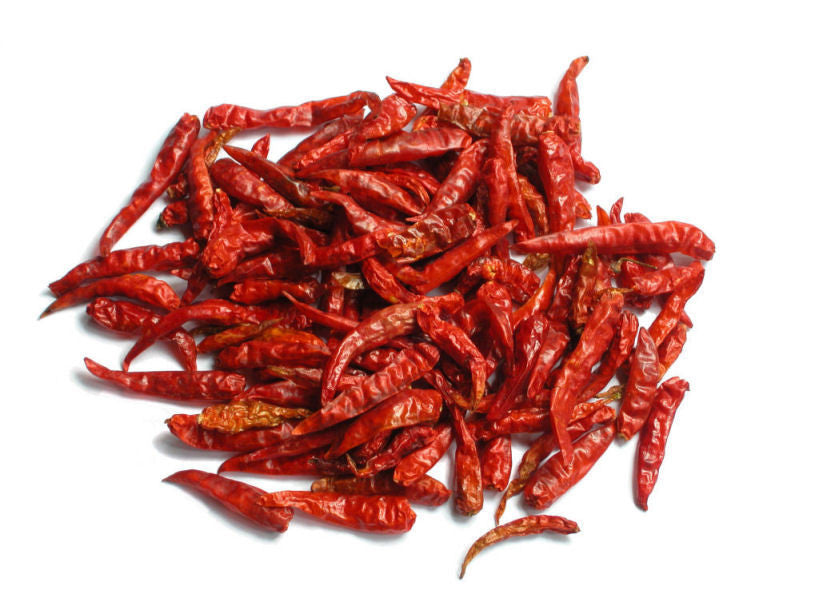 Whole dried Chillis