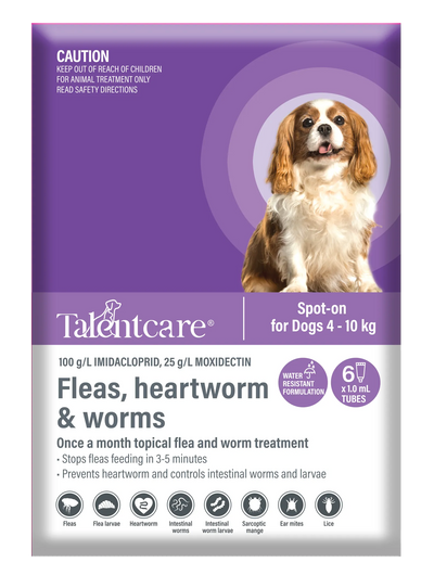 Talentcare® Spot-on for Dogs 4 – 10 kg (3 PACK)