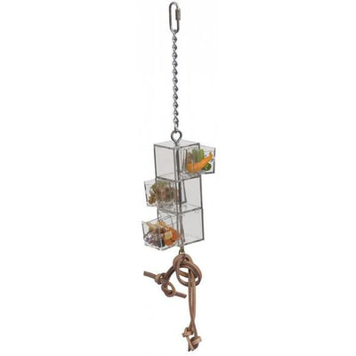 Pull Out Drawers Foraging Bird Toy