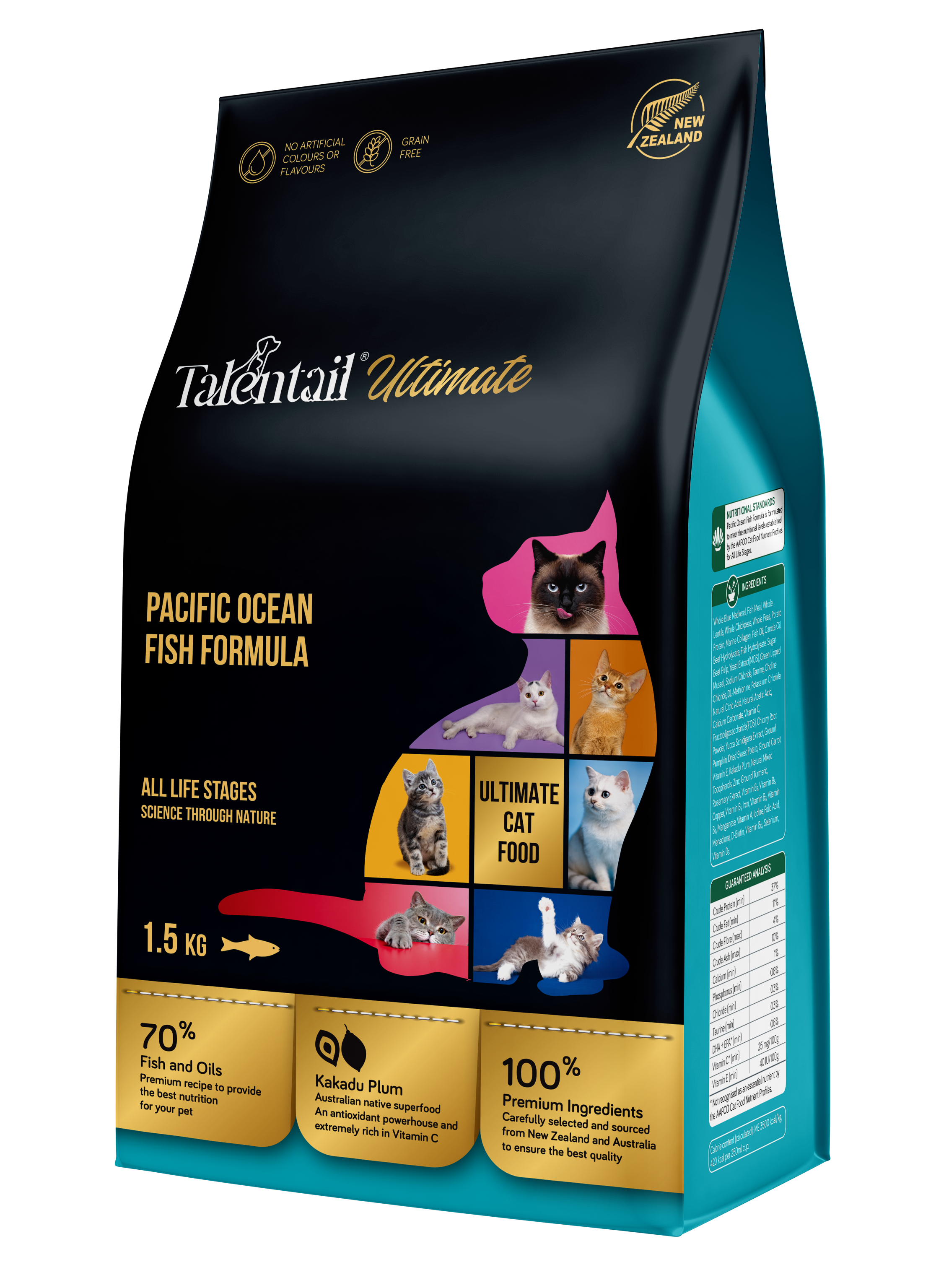 Talentail Ultimate Pacific Ocean Fish Dry Cat Food