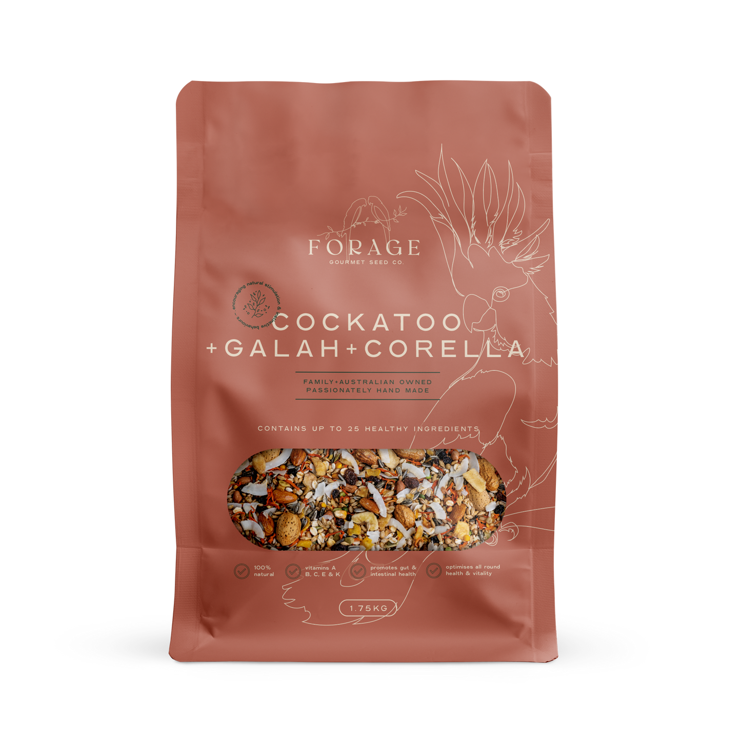 Forage Gourmet - Cockatoo & Galah & Corella Mix