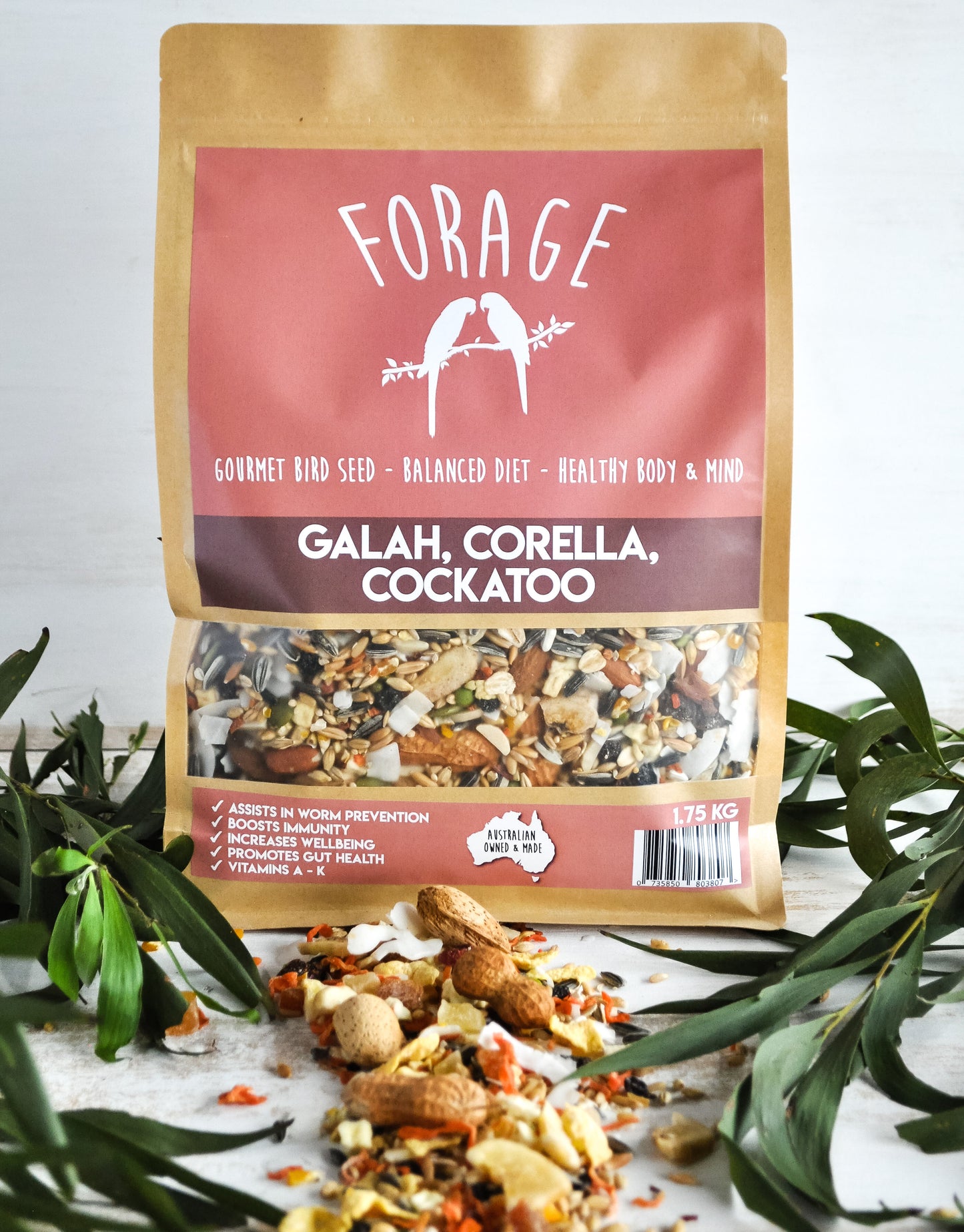 Forage - Cockatoo, Galah & Corella Mix