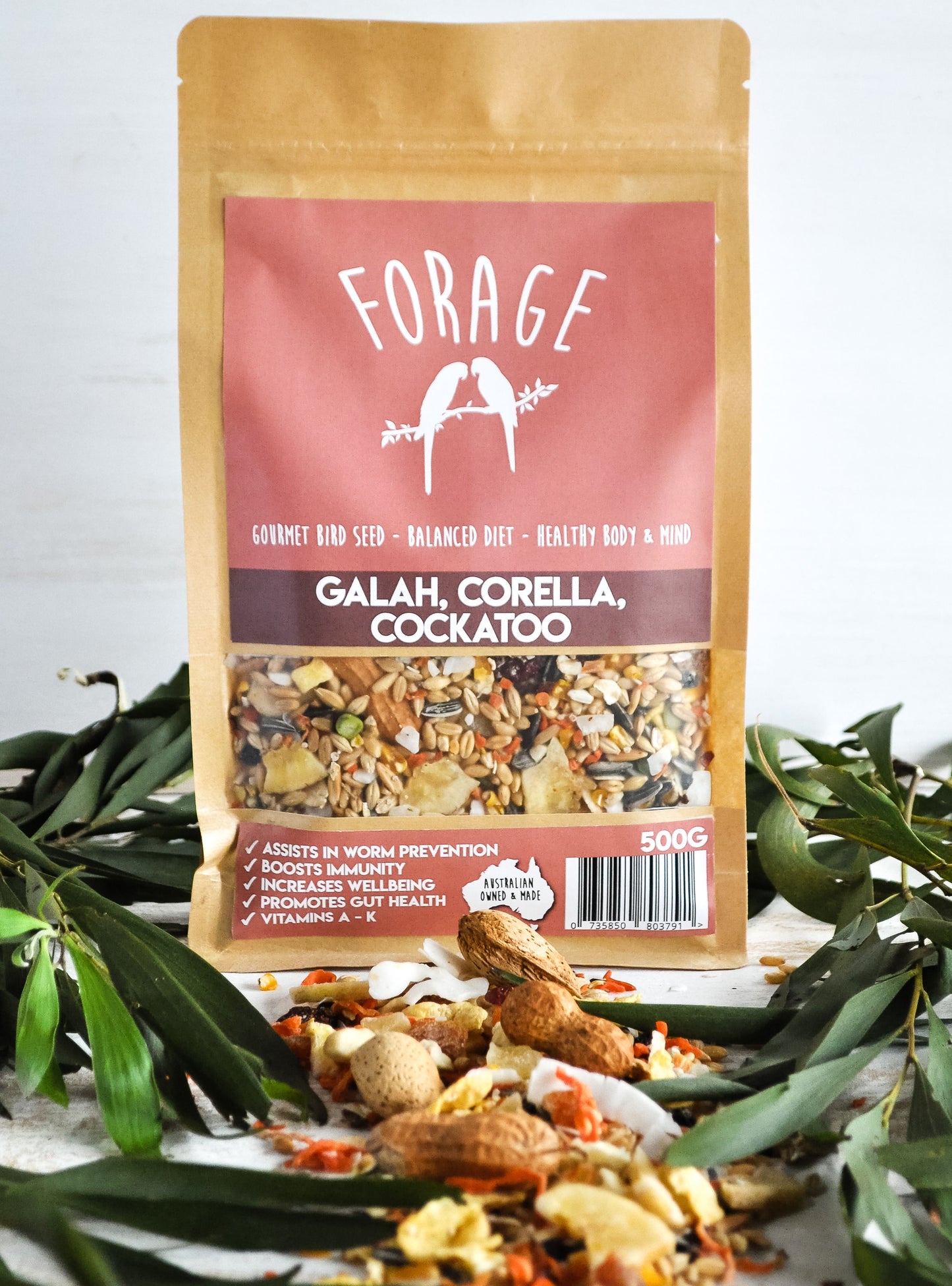 Forage - Cockatoo, Galah & Corella Mix