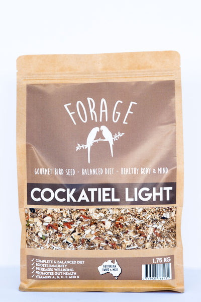 Forage Cockatiel Light Gourmet Bird Seed