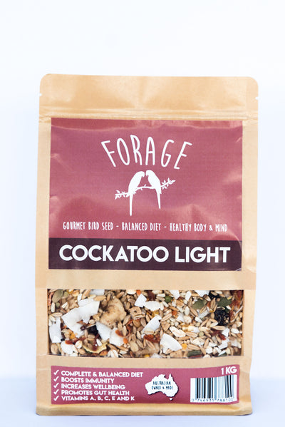 Forage Gourmet Bird Seeds – Cockatoo, Galah & Corella Light