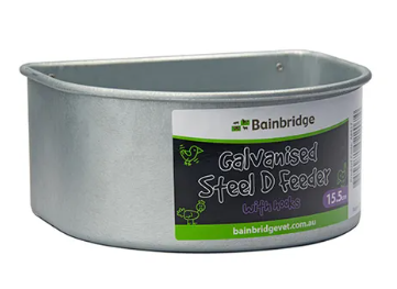 D Feeder With Hooks - Galvanised