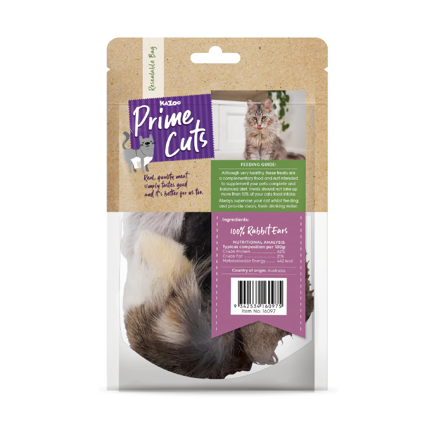 Aussie Rabbit Ears w/ Fur Cat Treats