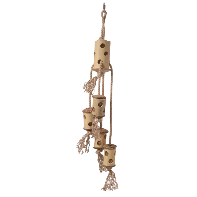 Nature Island Bamboo Climb N Forage Large Bird Toy