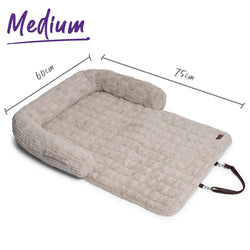 3-in-1 Couch n’ Car Cover Pet Bed Medium - Honey