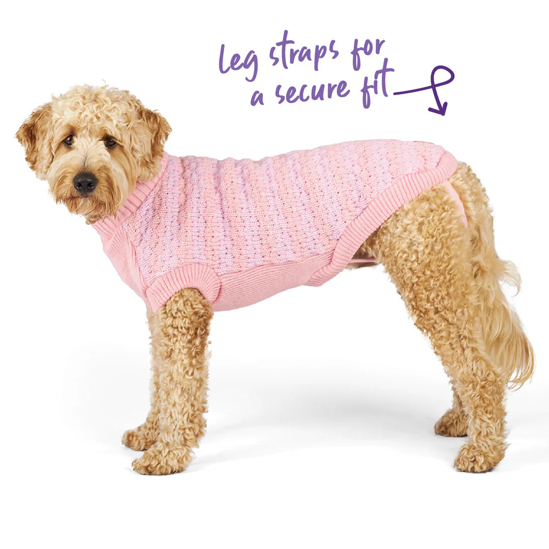 Pink Posy Dog Jumper
