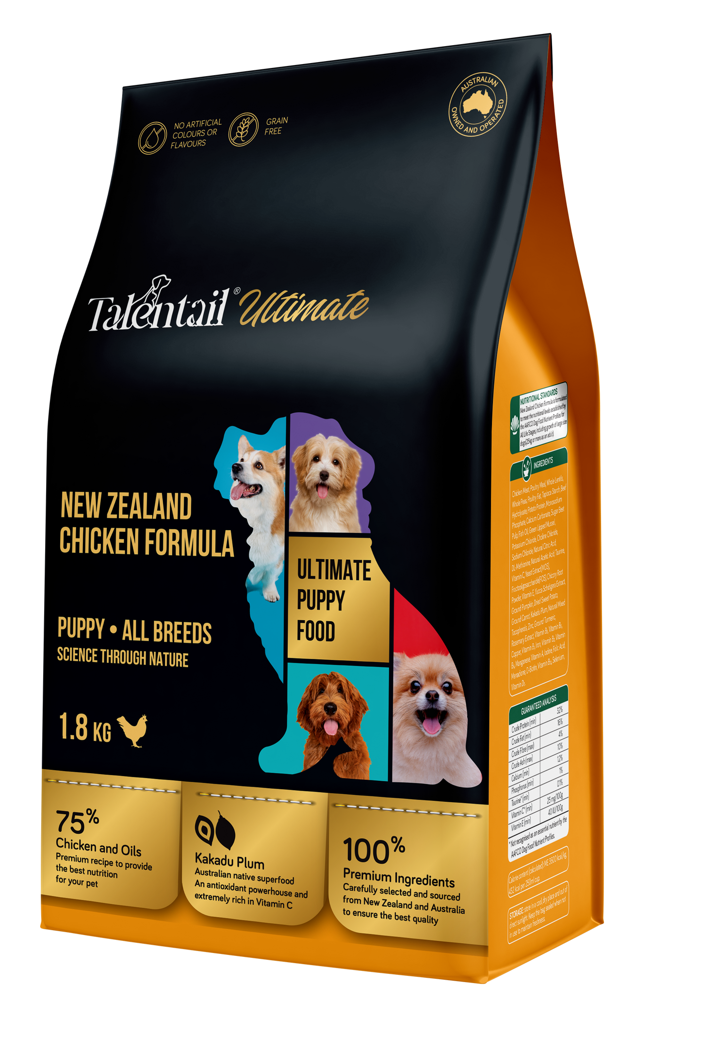 Talentail Ultimate New Zealand Chicken Formula- Puppy