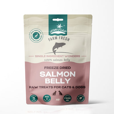 Freeze Dried Salmon Belly Raw treats