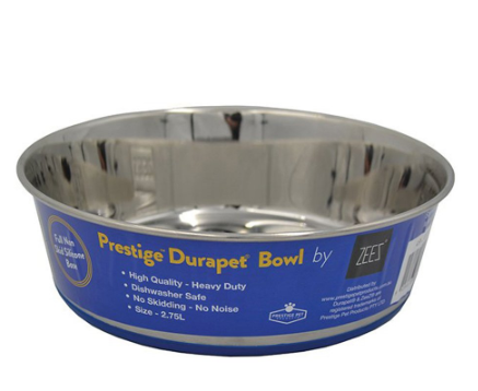 Zeez Stainless Steel Prestige Durapet Bowl