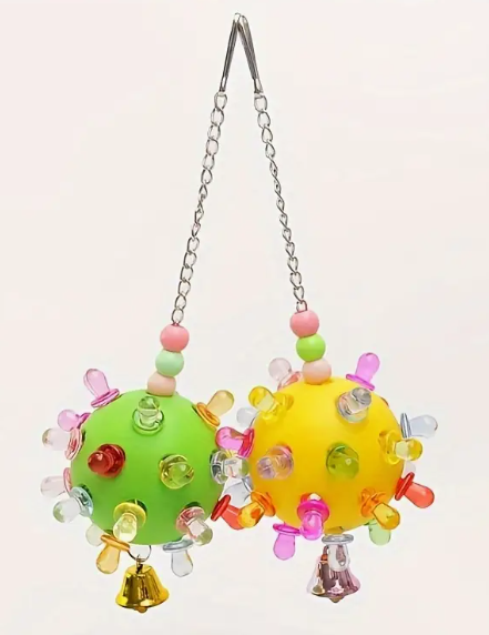 Parrot Pacifier Interactive Parrot Ball With Pacifiers