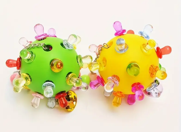Parrot Pacifier Interactive Parrot Ball With Pacifiers