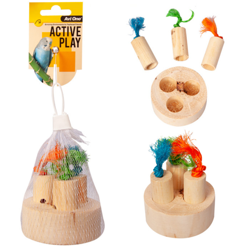 Bird Toy Hide And Treat Puzzle 8.5 X 9cm