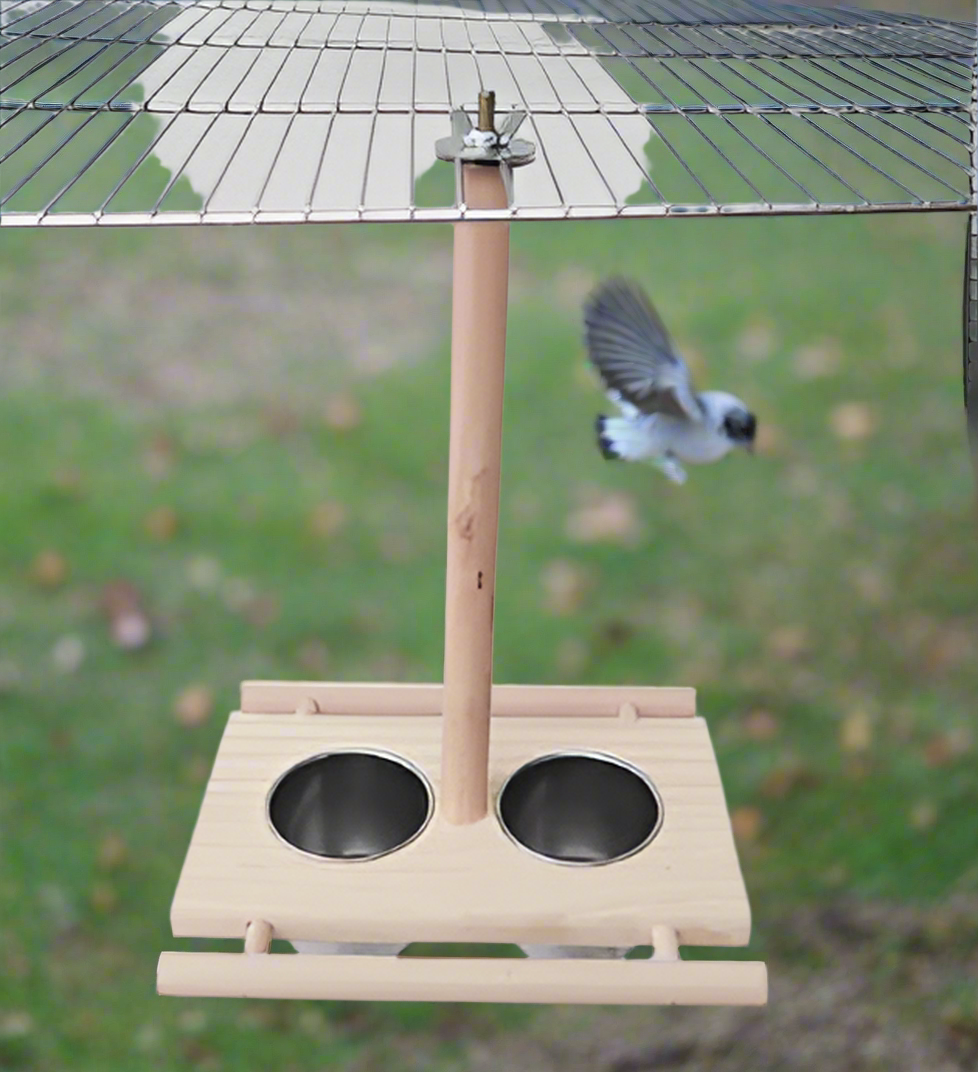 Hanging Bird Feeder With Platform