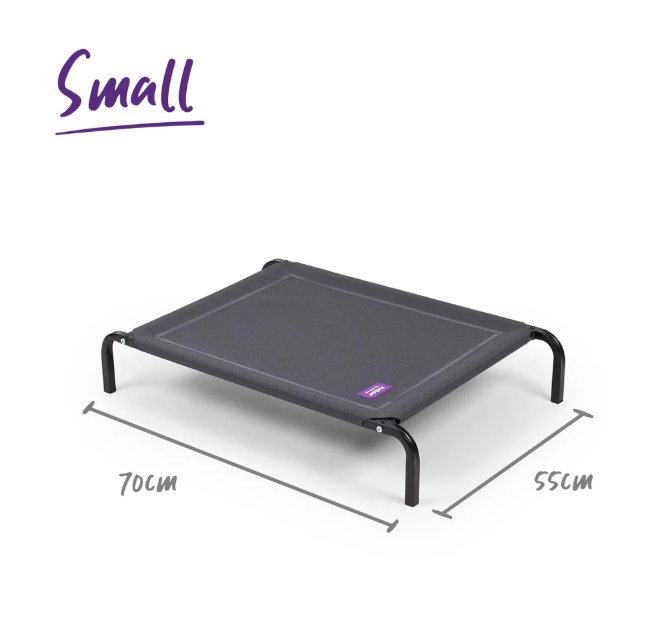 Premium Outdoor Dog Bed - Charcoal