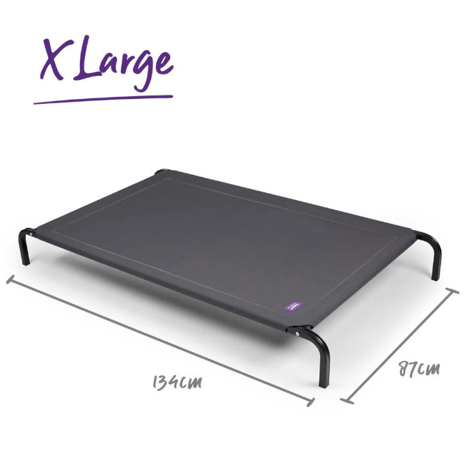 Premium Outdoor Dog Bed - Charcoal