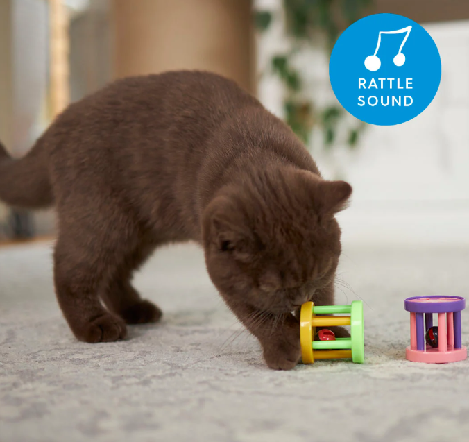 Barrel Rattle Cat Toy