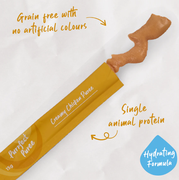 Purrfect Puree Cat Treat - Chicken