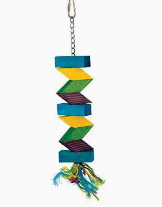 Medium Spinning Diamonds Bird Toy – Featherland