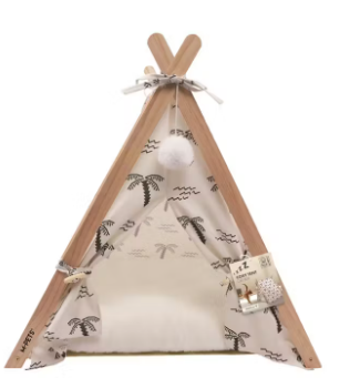 Tropical Cosy Tent Cat Bed