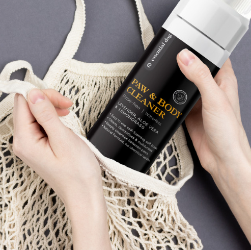 Rinse-Free Portable Paw & Coat Cleaner (Aloe, Lemongrass & Lavender)