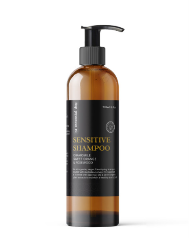 Sensitive Dog Shampoo: Chamomile, Sweet Orange & Rosewood