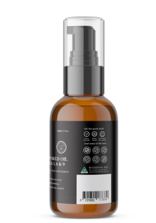 100% Raw Hemp Seed Oil: Skin, Coat and Stress Formula (Food Supplement)