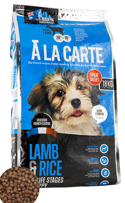 A La Carte Lamb & Rice All Life Stages 3kg & 18kg