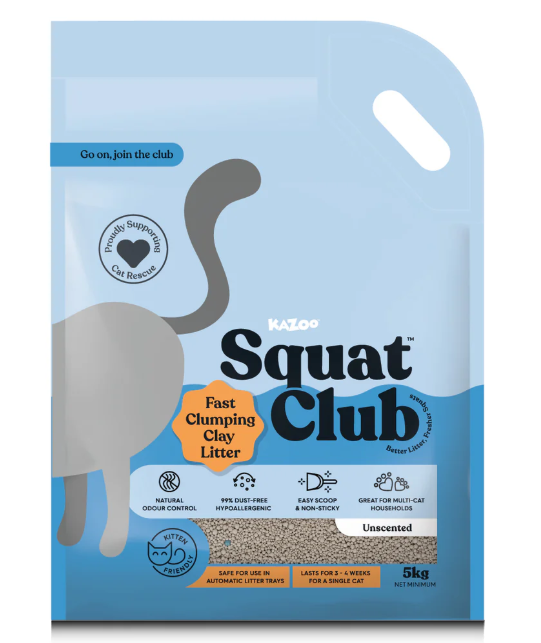 Squat Club Clumping Cat Litter