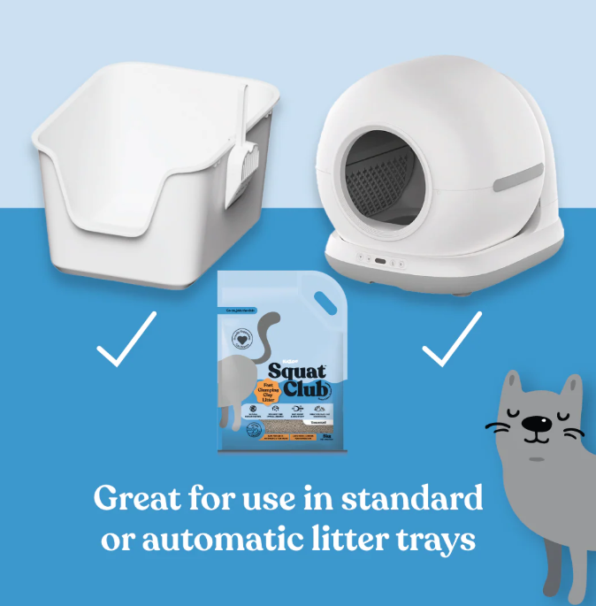 Squat Club Clumping Cat Litter