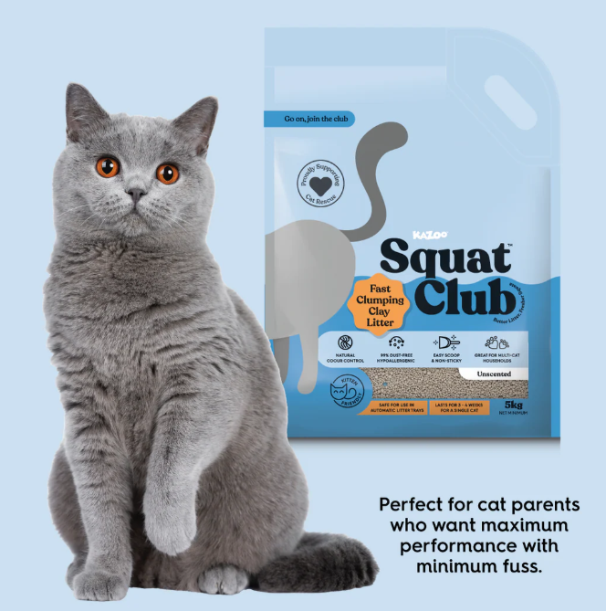 Squat Club Clumping Cat Litter