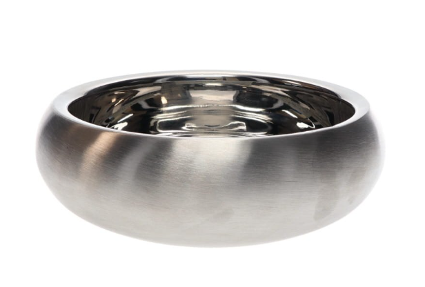 ZEEZ SIGNATURE COLLECTION SS CURVED PET BOWL