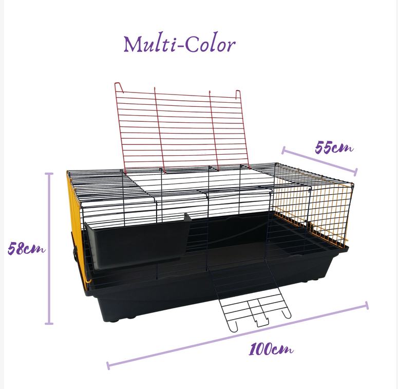 Bono Fido Rabbit Cage 40" Multicolour - STORE PICK UP ONLY