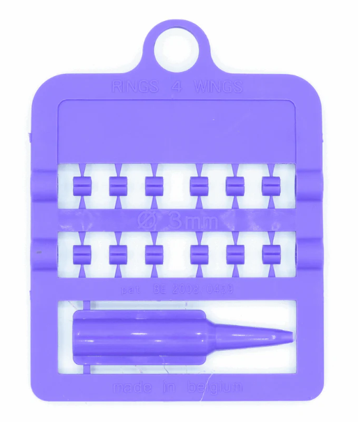 Canary Plastic Split Rings