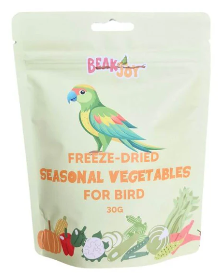 Beak Joy Freeze Dried Seasonal Vegetables