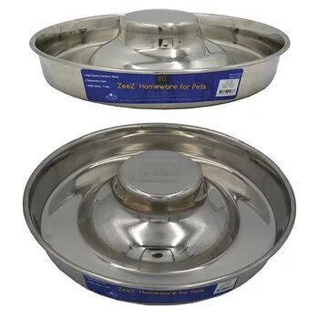 Zeez Stainless Steel Durable Puppy Saucer